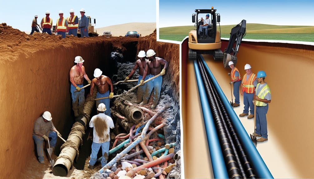 Trenching Services Vs Trenchless Technology Pros And Cons Boring Bros