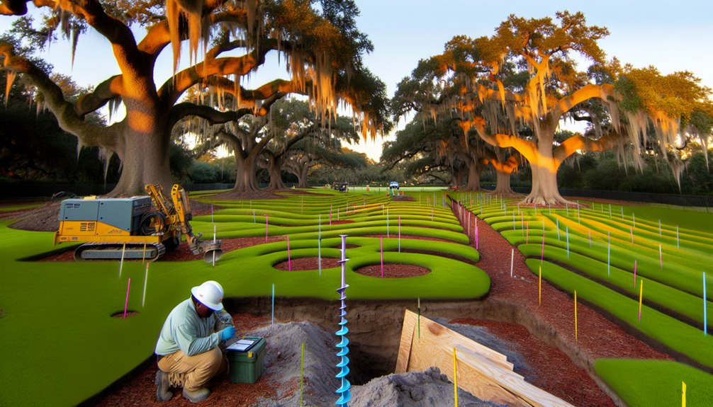 avoid tree root zones
