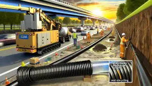 minimal disruption underground conduit installation