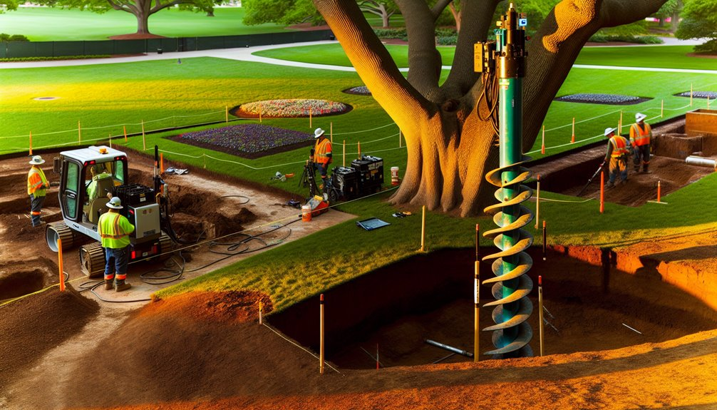 minimize disturbance during pitwork