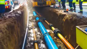 multi utility single bore path