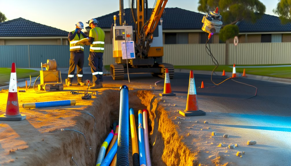phased utility installation coordination