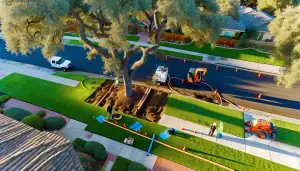 preserves trees and landscaping