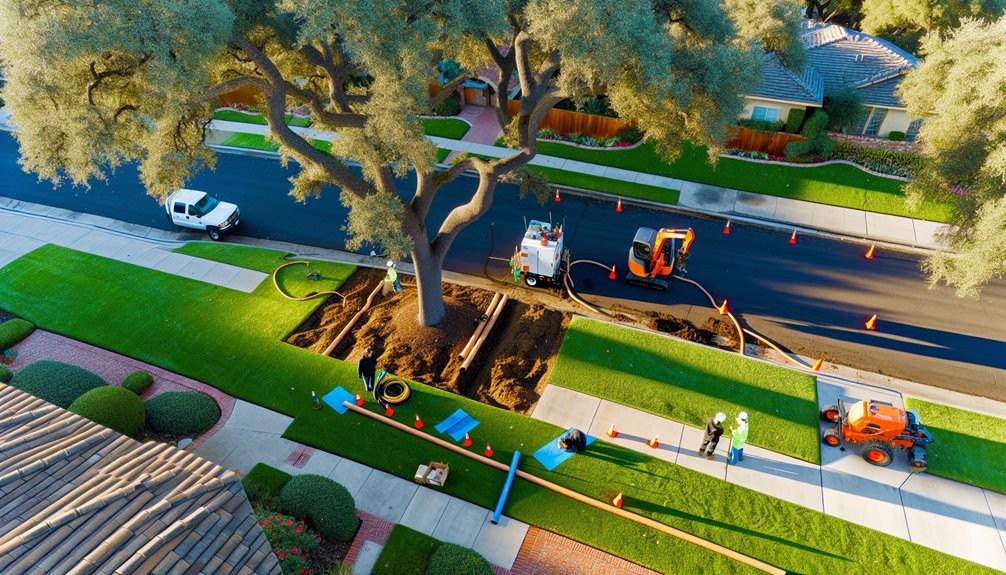 preserves trees and landscaping