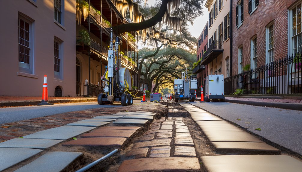 protect historic paved surfaces
