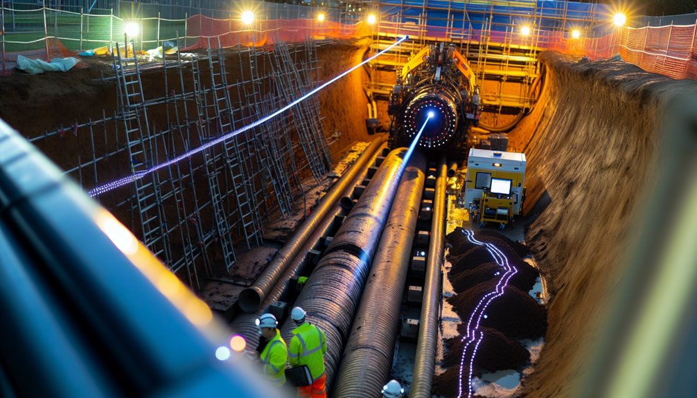 remote guided microtunneling curvature control