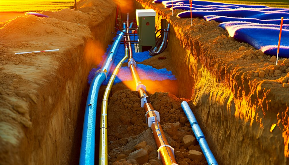 thermal coordination for utility corridors