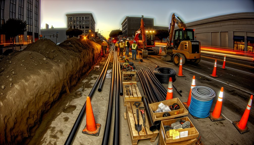 trenching cost and timeline