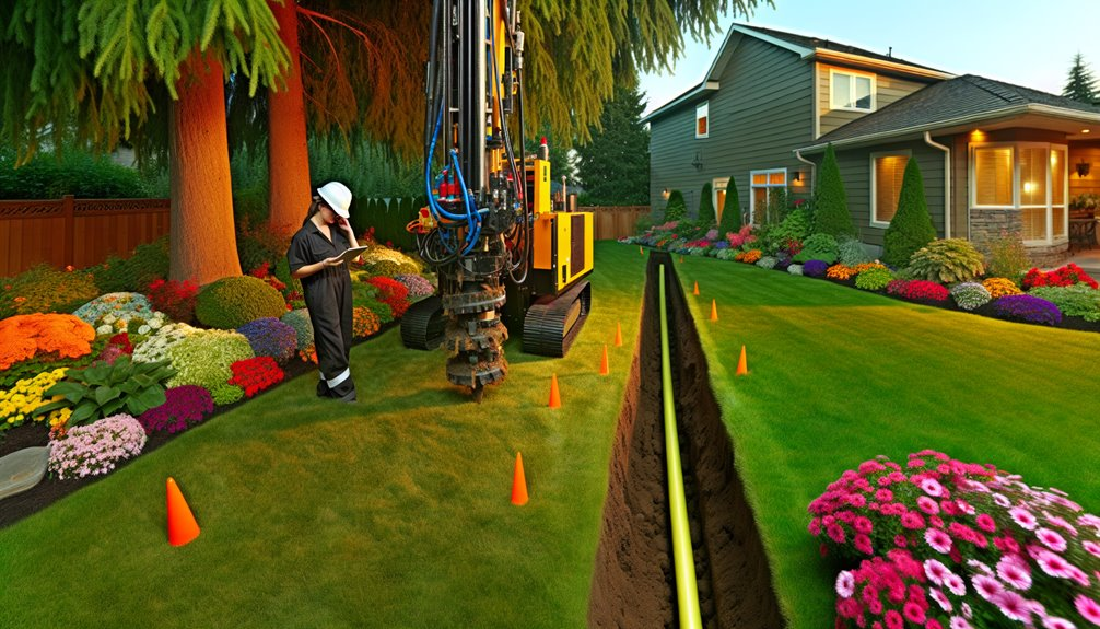 trenchless guided utility installation