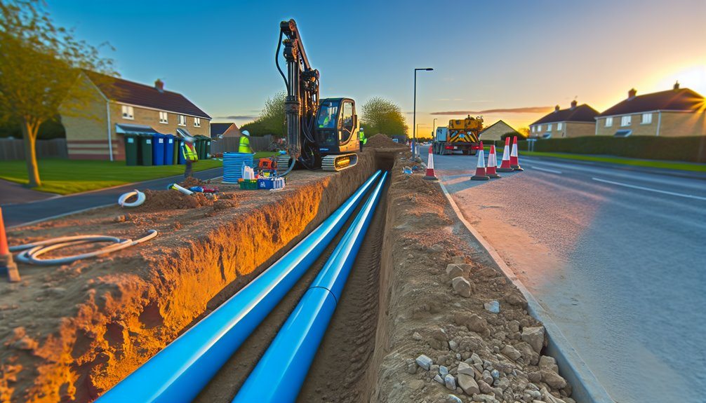 trenchless hdd potable water installation