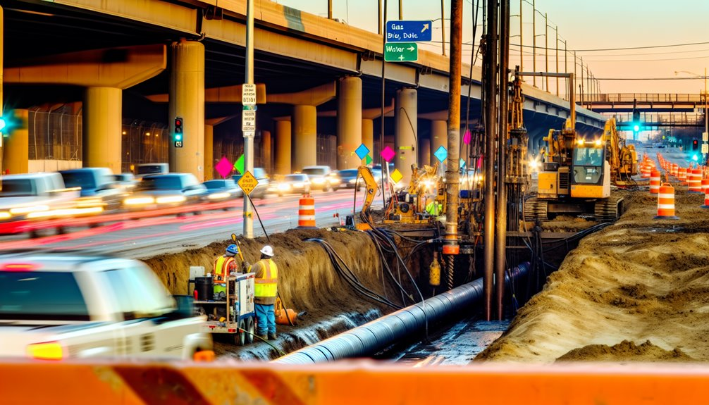 verify locates adjust drilling